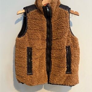 Orolay Brown Teddy down filled vest